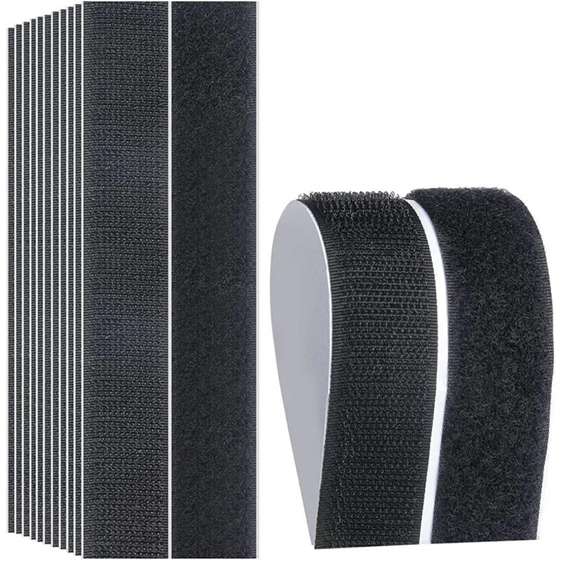Clever Self-Adhesive Hook & Loop Tape – Heavy-Duty Double-Sided Fastener Roll (1M) ⚙️📏