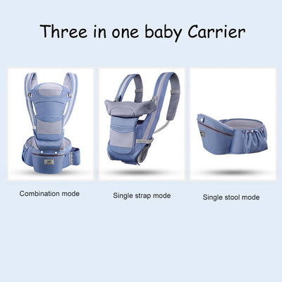  Clever Ergonomic Baby Carrier – 9-in-1 Hipseat Backpack Wrap for Newborns to Toddlers (Eco-Friendly & Travel Ready) 🌿👜