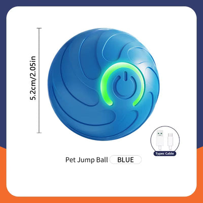🐾 Clever Smart Pet Ball – USB Interactive Bouncing Toy for Dogs & Cats