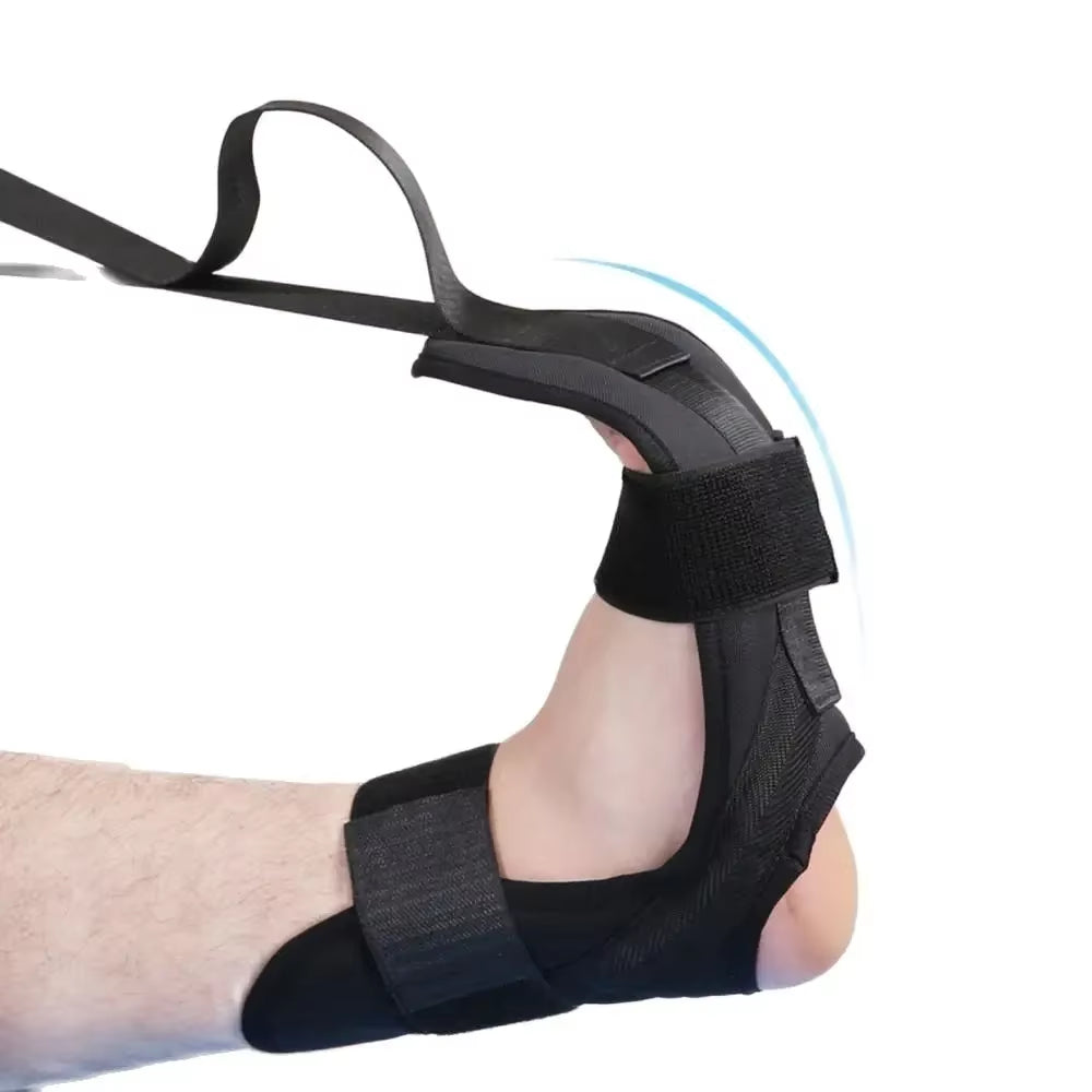 Yoga Stretch & Rehab Strap – Multi-Loop Leg Trainer for Flexibility, Foot Rehab & Injury Prevention🦶🧘‍♂️