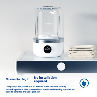 Mini Rechargeable Washing Machine ✈️