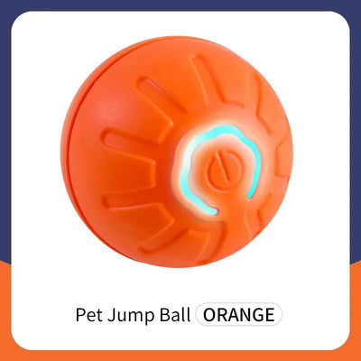 🐾 Clever Smart Pet Ball – USB Interactive Bouncing Toy for Dogs & Cats