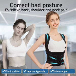 Clever Posture Corrector – Back & Shoulder Support Brace for Pain Relief & Alignment 💪🧍‍♀️