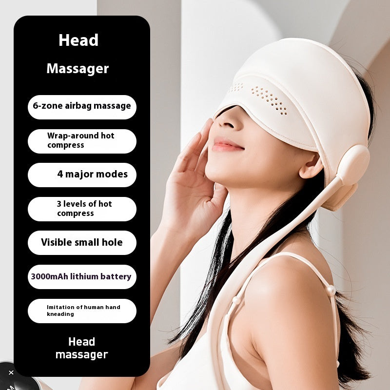 Clevio Head & Eye Massager | Air Pressure + Hot Compress Relief 🧠