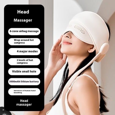 Clevio Head & Eye Massager | Air Pressure + Hot Compress Relief 🧠