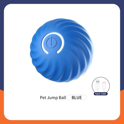 🐾 Clever Smart Pet Ball – USB Interactive Bouncing Toy for Dogs & Cats