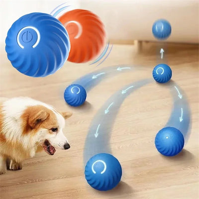 🐾 Clever Smart Pet Ball – USB Interactive Bouncing Toy for Dogs & Cats