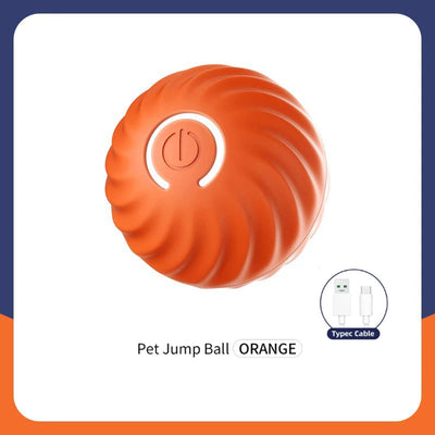 🐾 Clever Smart Pet Ball – USB Interactive Bouncing Toy for Dogs & Cats
