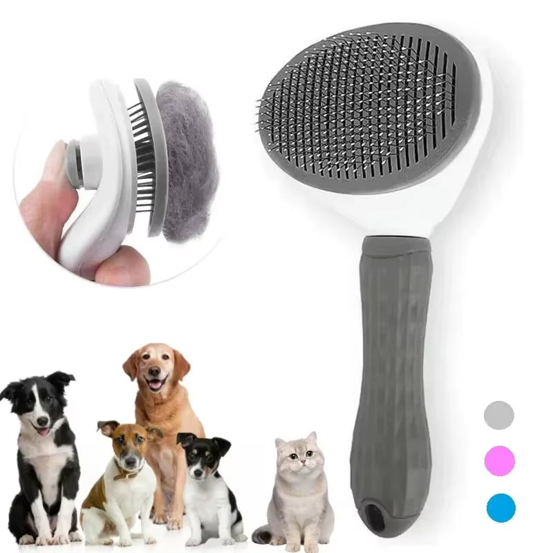 Clever Self-Cleaning Pet Brush for Dogs & Cats 🐾🌟