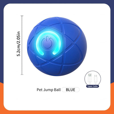 🐾 Clever Smart Pet Ball – USB Interactive Bouncing Toy for Dogs & Cats