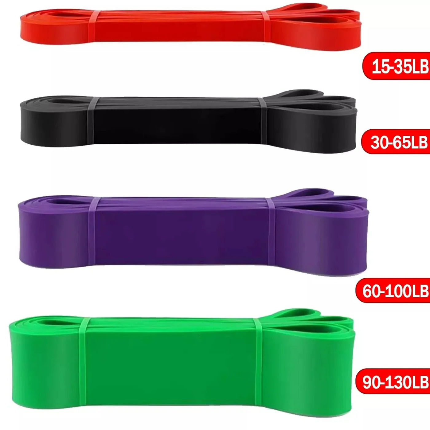 Clever Resistance Bands (5–120 lbs) – Premium Elastic Bands for Boxing, Agility, Yoga & Strength Training 💪 🧘‍♀️