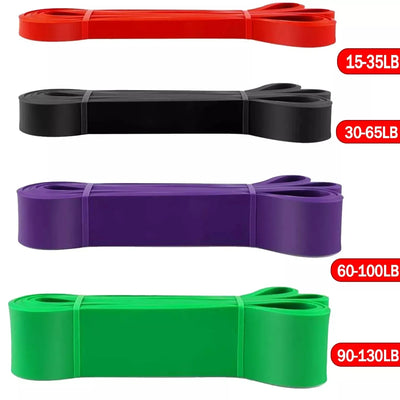 Clever Resistance Bands (5–120 lbs) – Premium Elastic Bands for Boxing, Agility, Yoga & Strength Training 💪 🧘‍♀️