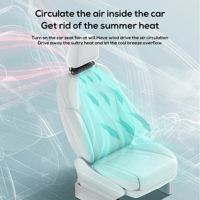 Portable Car Seat Cooling Fan 🚗🔥❄️