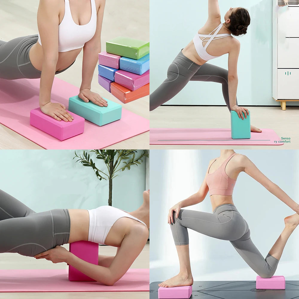 EVA Yoga Block – Lightweight Foam Brick for Stretching, Balance & Body Alignment 💪🧘