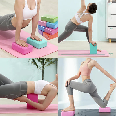 EVA Yoga Block – Lightweight Foam Brick for Stretching, Balance & Body Alignment 💪🧘