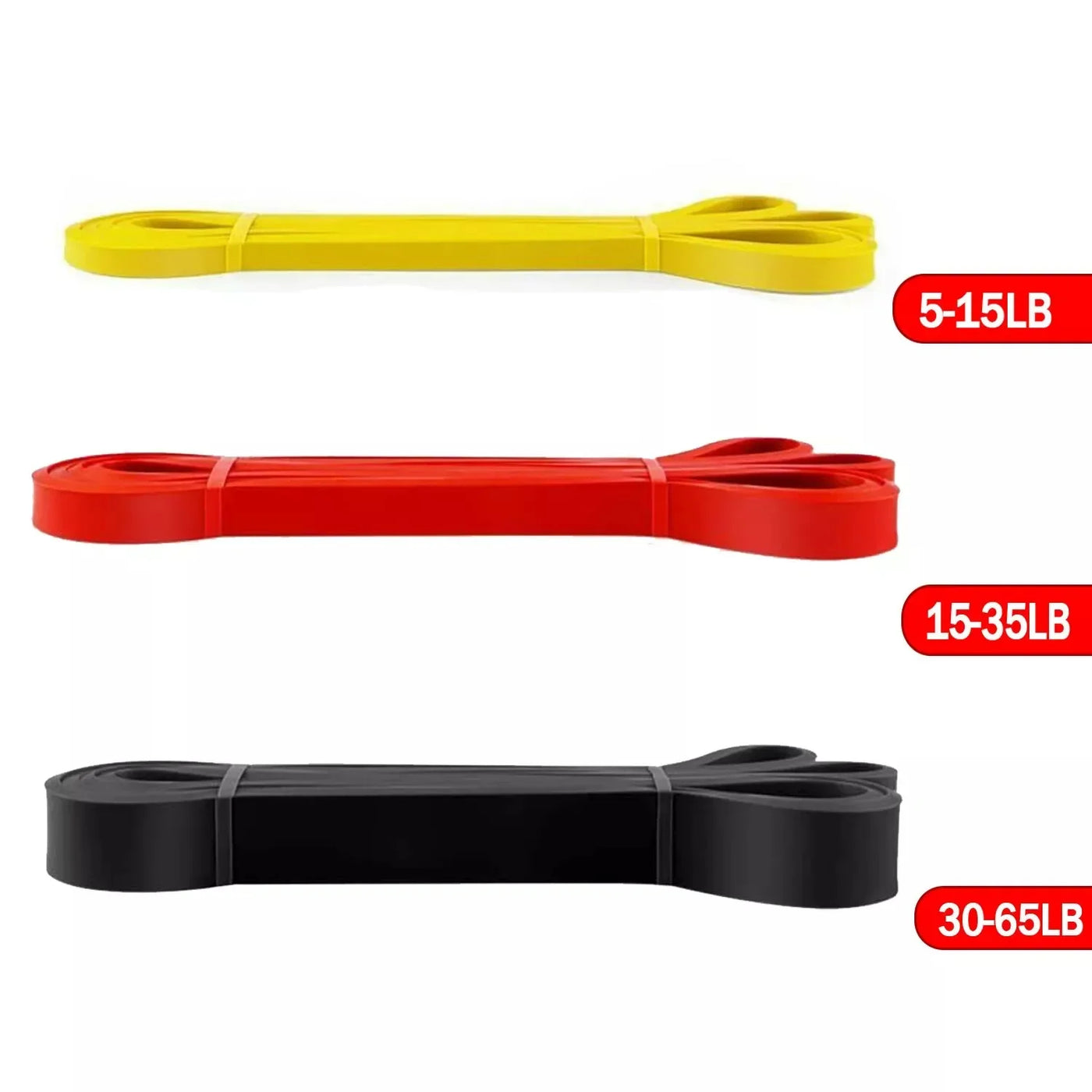 Clever Resistance Bands (5–120 lbs) – Premium Elastic Bands for Boxing, Agility, Yoga & Strength Training 💪 🧘‍♀️