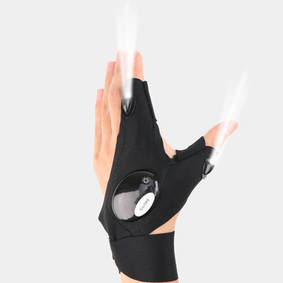 LED Half Finger Flashlight Gloves🔦🧤