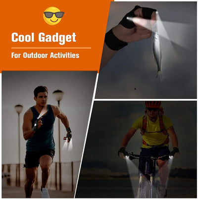 LED Half Finger Flashlight Gloves🔦🧤