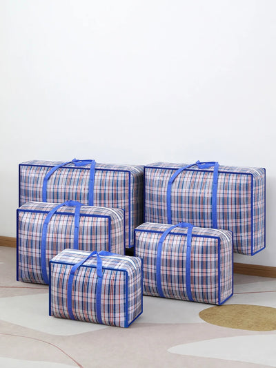 Clever Foldable Moving Bag – Large-Capacity, Waterproof Storage Tote (Blue) 🧳📦