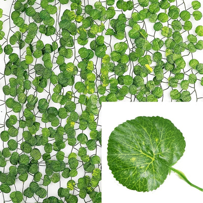 Artificial Ivy Leaf Garland – Lush Hanging Vine Decor for Home, Garden, Weddings & DIY Projects 🍃✨
