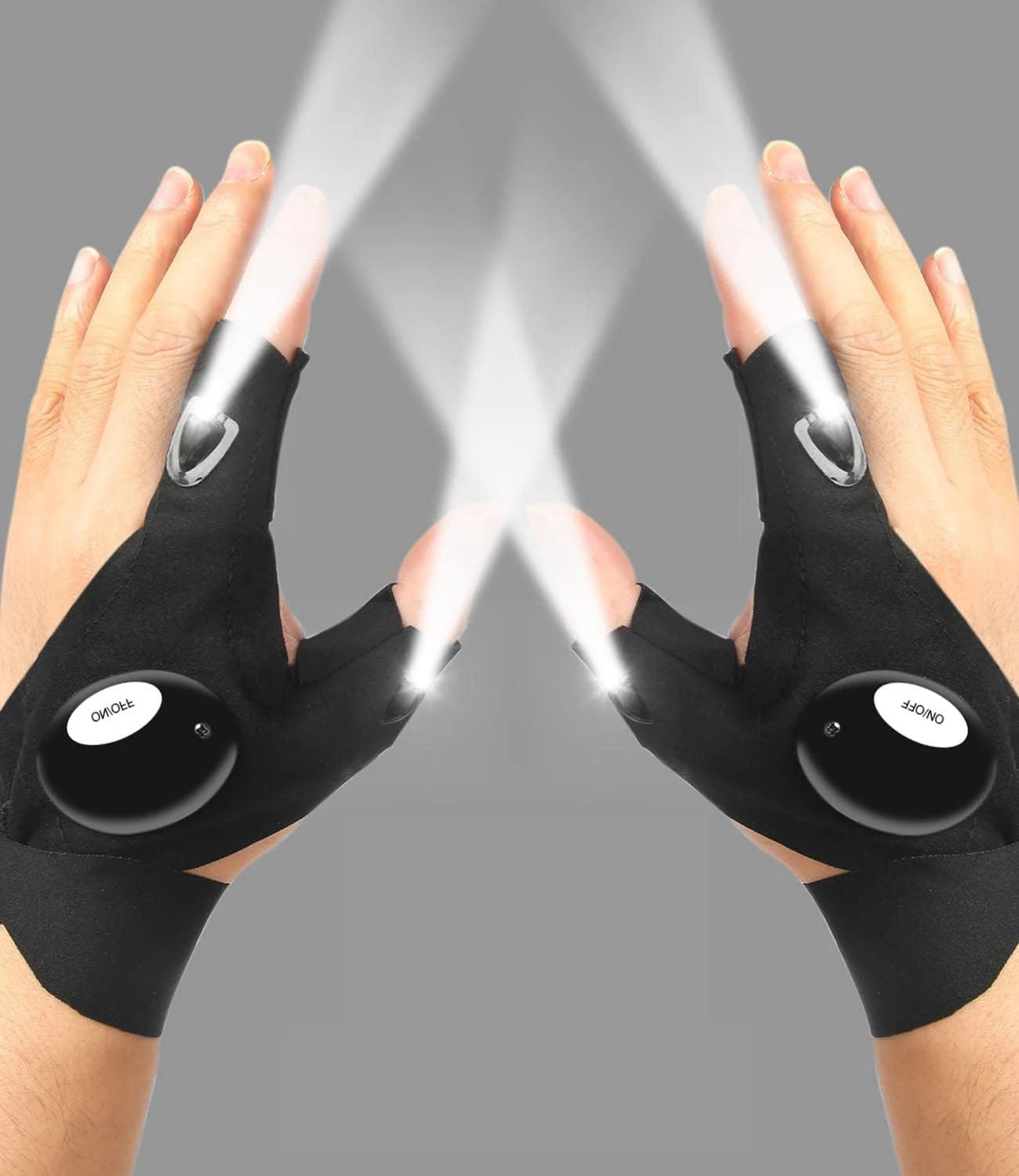 LED Half Finger Flashlight Gloves🔦🧤