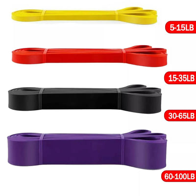 Clever Resistance Bands (5–120 lbs) – Premium Elastic Bands for Boxing, Agility, Yoga & Strength Training 💪 🧘‍♀️