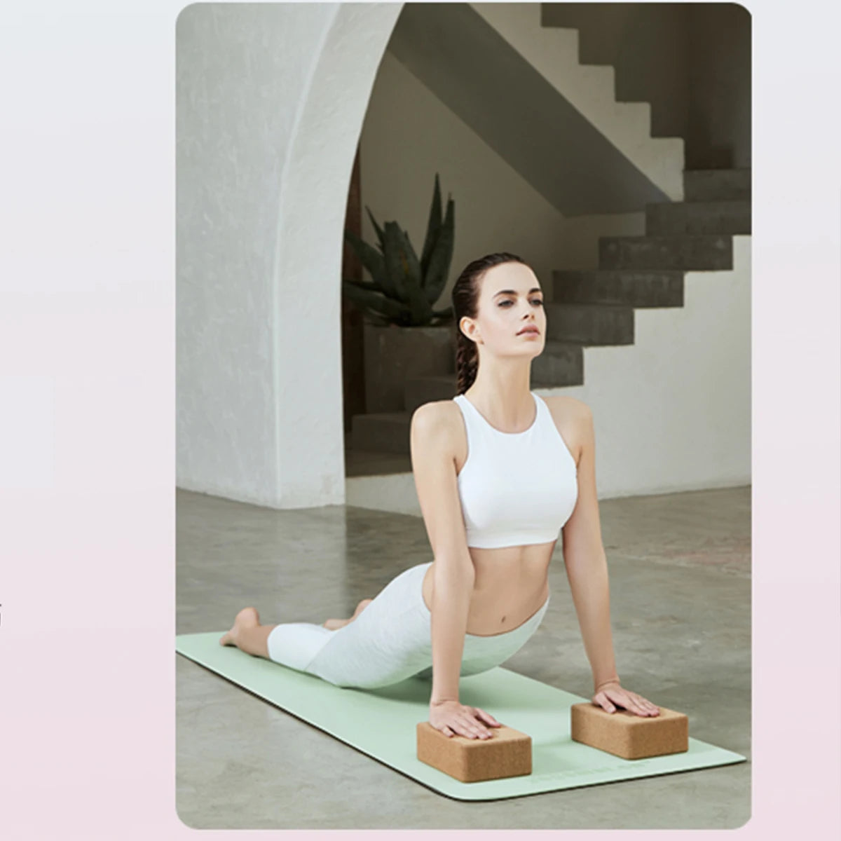 Eco TPE Yoga Mat – Non-Slip Home Fitness Mat with Alignment Guide for Yoga, Pilates & Stretching🌿🧘‍♀️