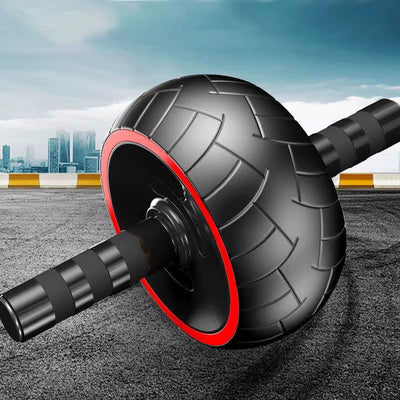 Single-Wheel Ab Roller – Silent Core Trainer for Abs, Arms & Back | Compact Home Workout Tool 🔥💪🏠