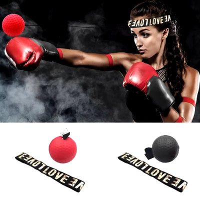 MMA Boxing Reaction Ball – Head-Mounted PU Speed Trainer for Reflex, Focus & Hand-Eye Coordination 💥🧠🥊