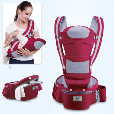  Clever Ergonomic Baby Carrier – 9-in-1 Hipseat Backpack Wrap for Newborns to Toddlers (Eco-Friendly & Travel Ready) 🌿👜