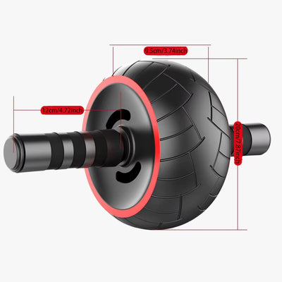 Single-Wheel Ab Roller – Silent Core Trainer for Abs, Arms & Back | Compact Home Workout Tool 🔥💪🏠