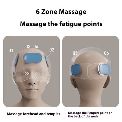 Clevio Head & Eye Massager | Air Pressure + Hot Compress Relief 🧠