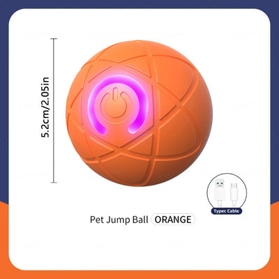 🐾 Clever Smart Pet Ball – USB Interactive Bouncing Toy for Dogs & Cats