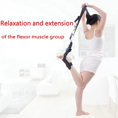 Yoga Stretch & Rehab Strap – Multi-Loop Leg Trainer for Flexibility, Foot Rehab & Injury Prevention🦶🧘‍♂️