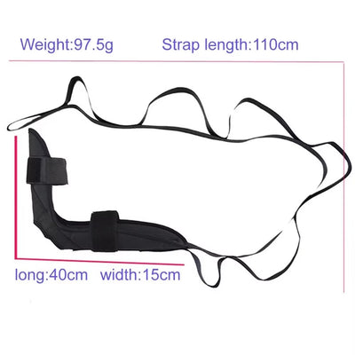 Yoga Stretch & Rehab Strap – Multi-Loop Leg Trainer for Flexibility, Foot Rehab & Injury Prevention🦶🧘‍♂️
