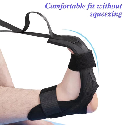 Yoga Stretch & Rehab Strap – Multi-Loop Leg Trainer for Flexibility, Foot Rehab & Injury Prevention🦶🧘‍♂️