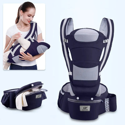  Clever Ergonomic Baby Carrier – 9-in-1 Hipseat Backpack Wrap for Newborns to Toddlers (Eco-Friendly & Travel Ready) 🌿👜
