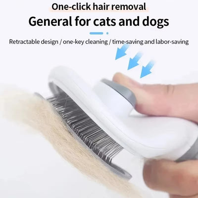 Clever Self-Cleaning Pet Brush for Dogs & Cats 🐾🌟